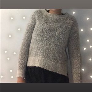 cute fuzzy textured sweater